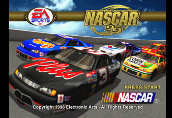 NASCAR 99 Title Screen